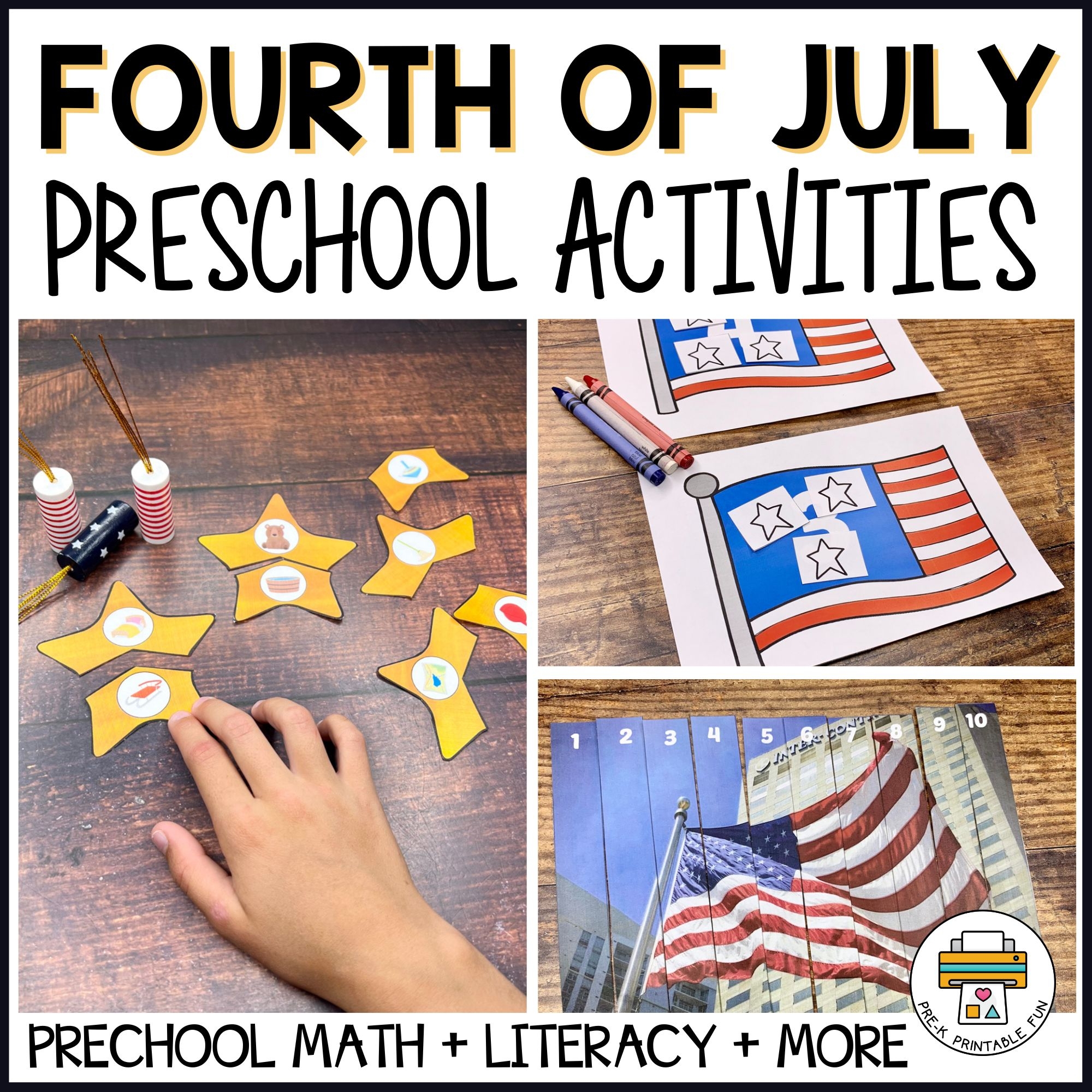 Fourth Of July Preschool Activity Pack Fourth Of July Preschool Activity Pack