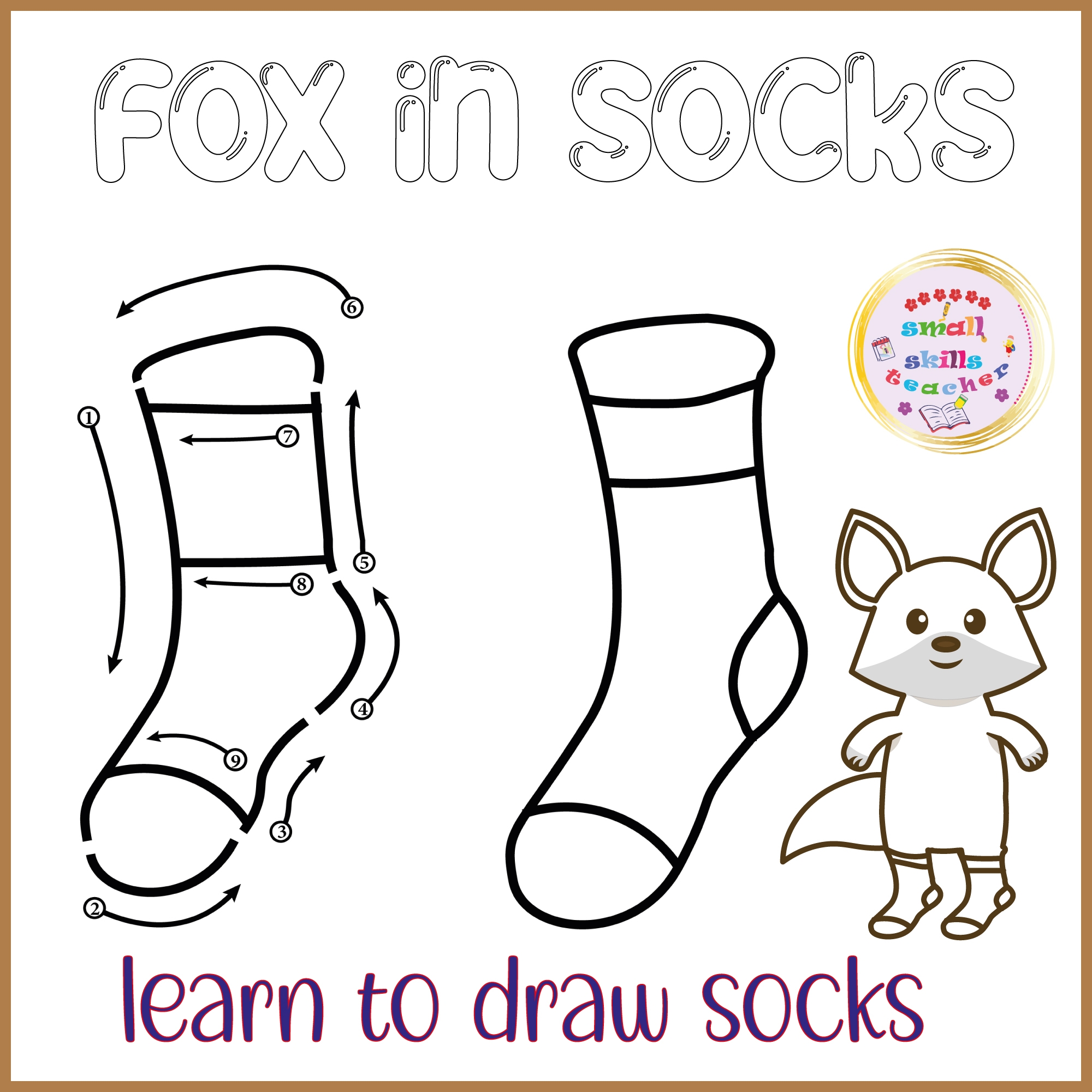 Preschool Socks Printable
