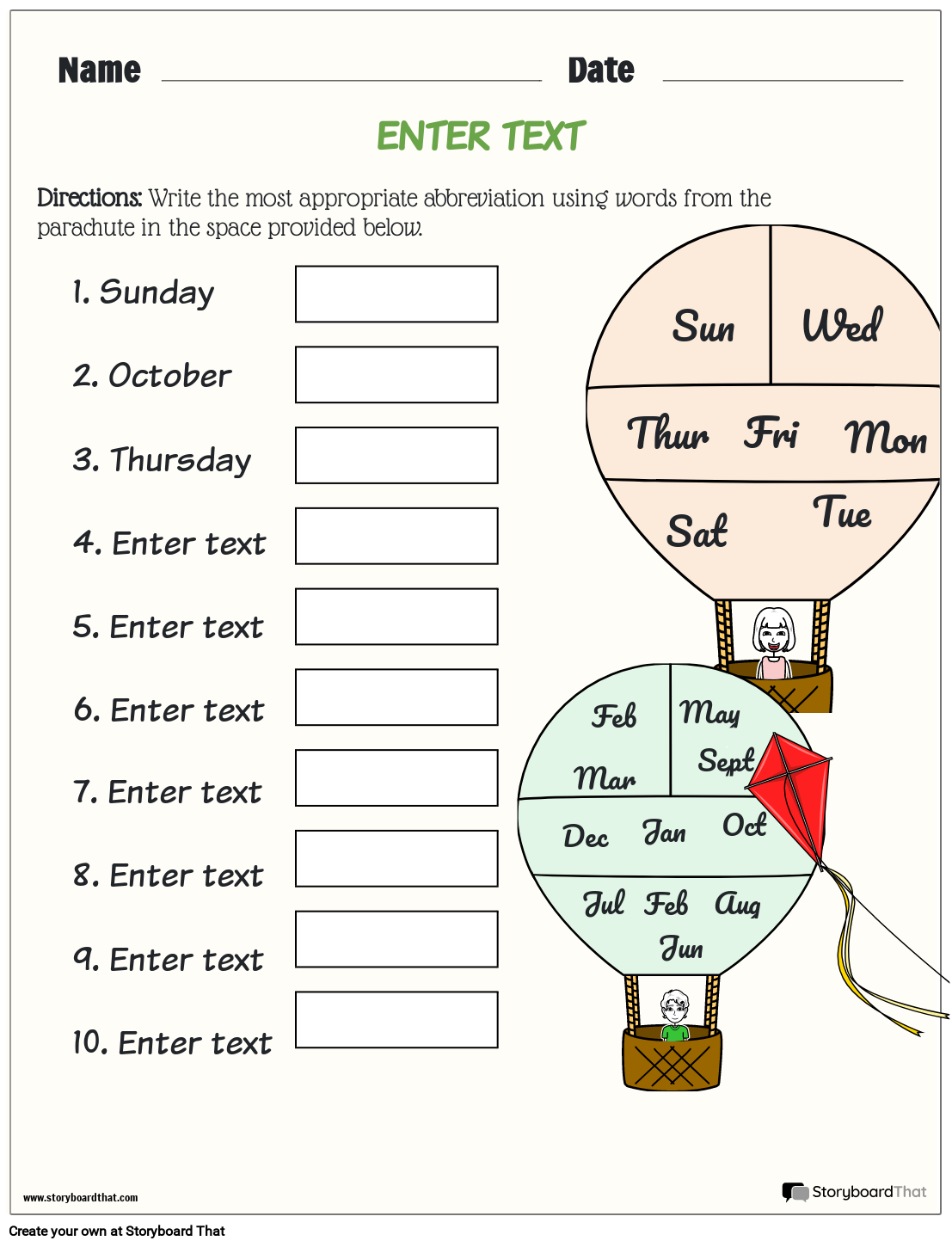 Free Abbreviation Worksheets Activity And Learning