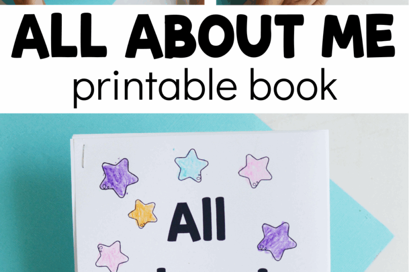 All About Me Book Printable Preschool
