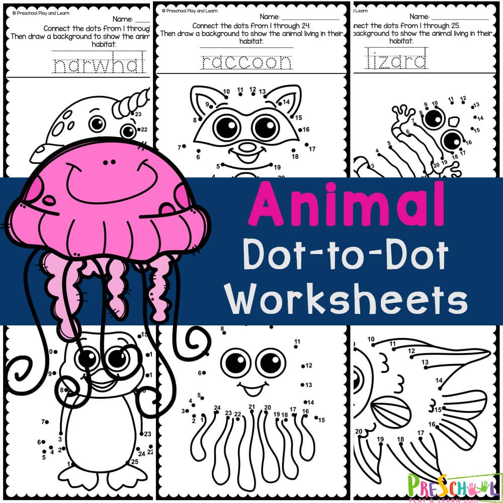 Printable Dot To Dot Preschool