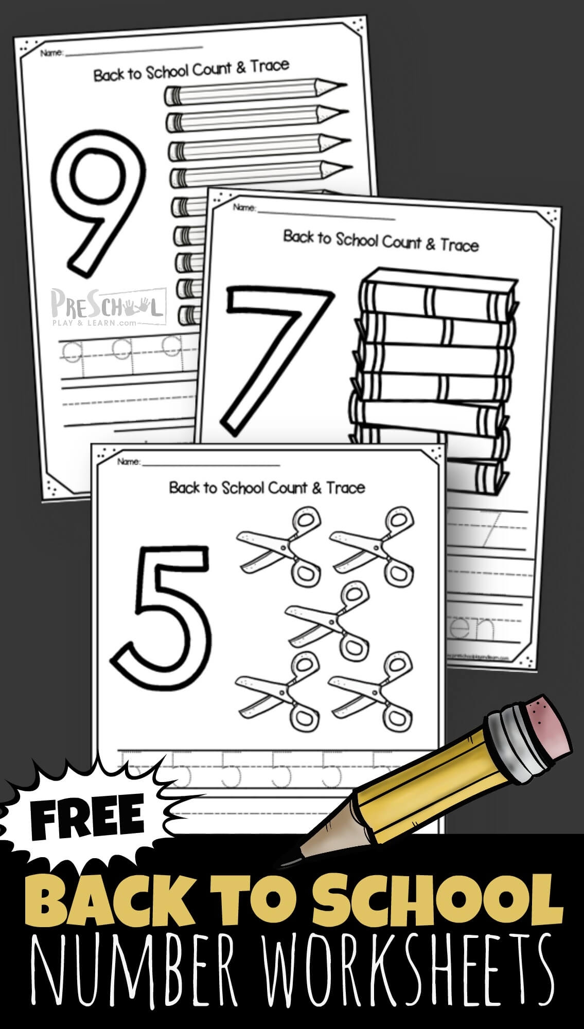 Math Worksheets Kindergarten Number 10