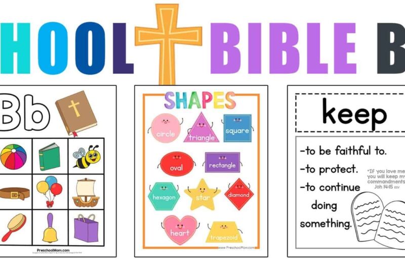 Free Preschool Bible Printables