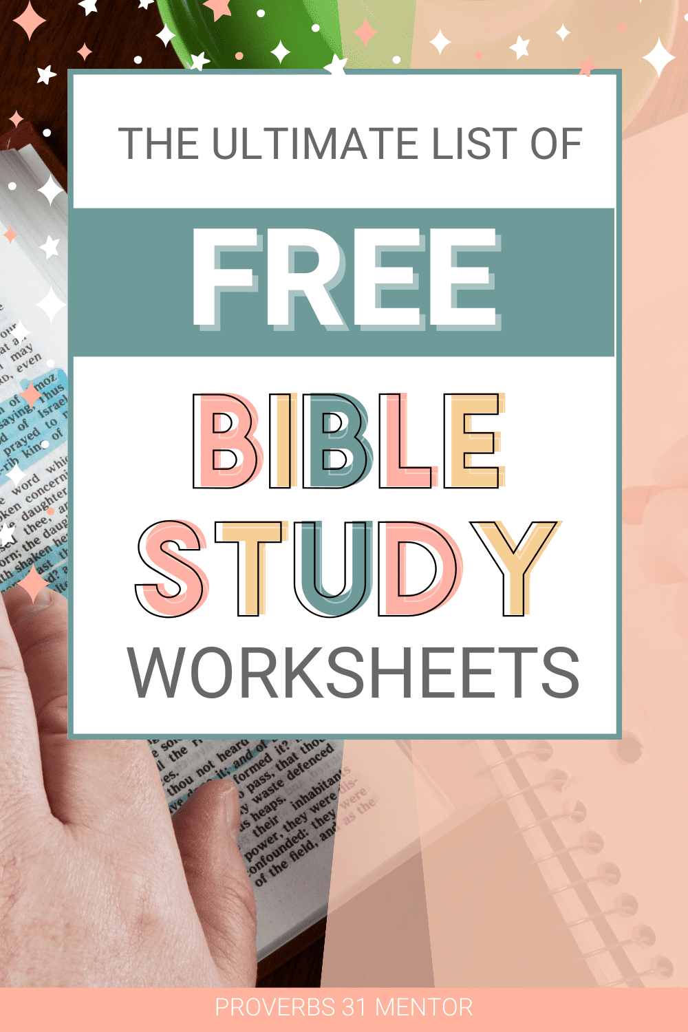 Free Printable Bible Study Worksheet