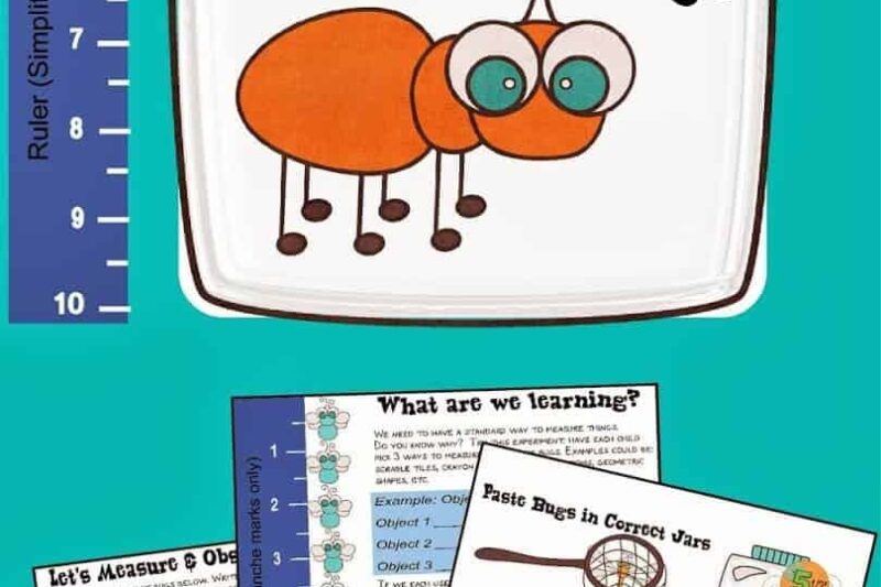 Free Printable Inchworm Preschool Ruler