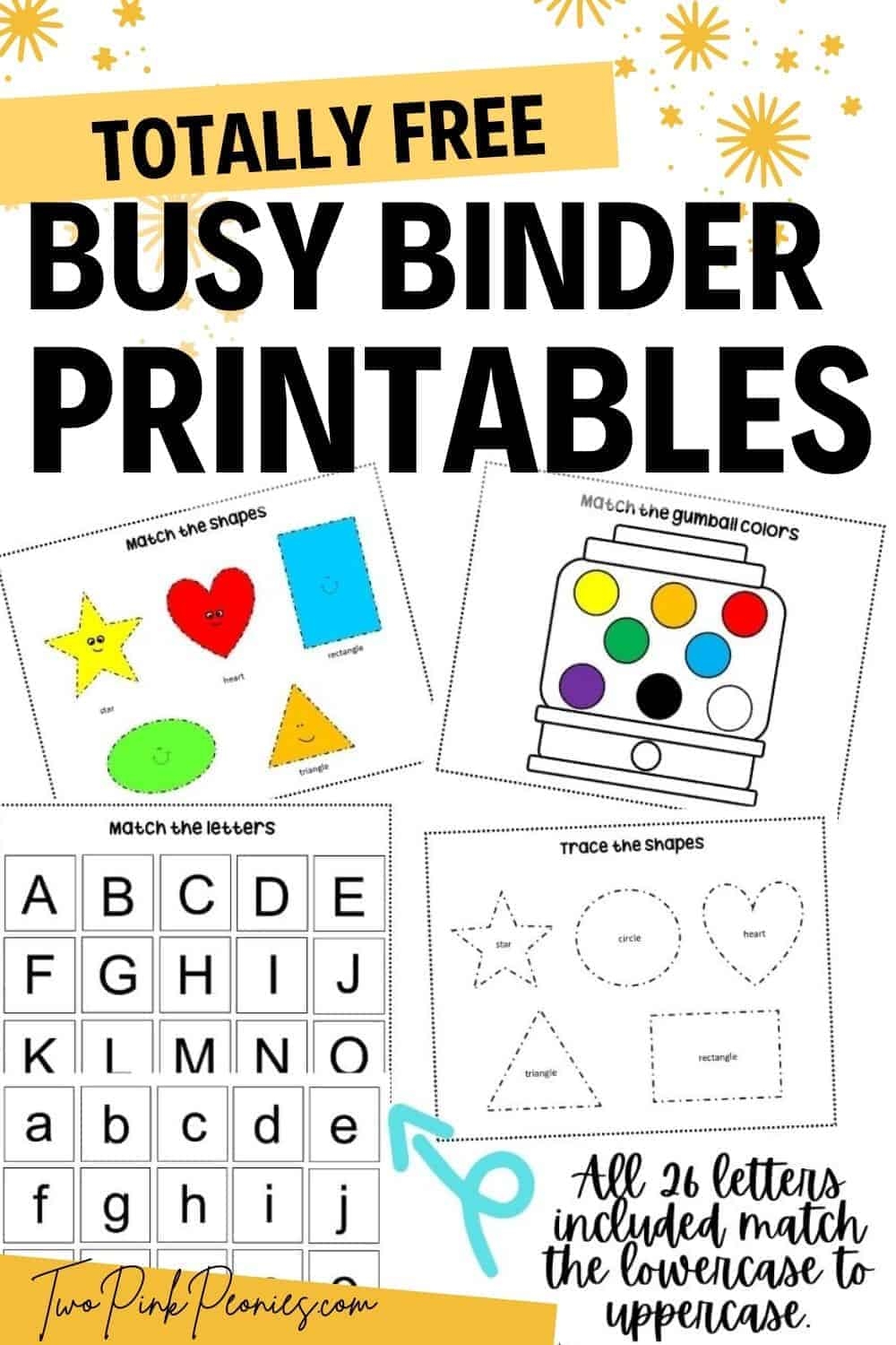 Free Preschool Busy Binder Printables