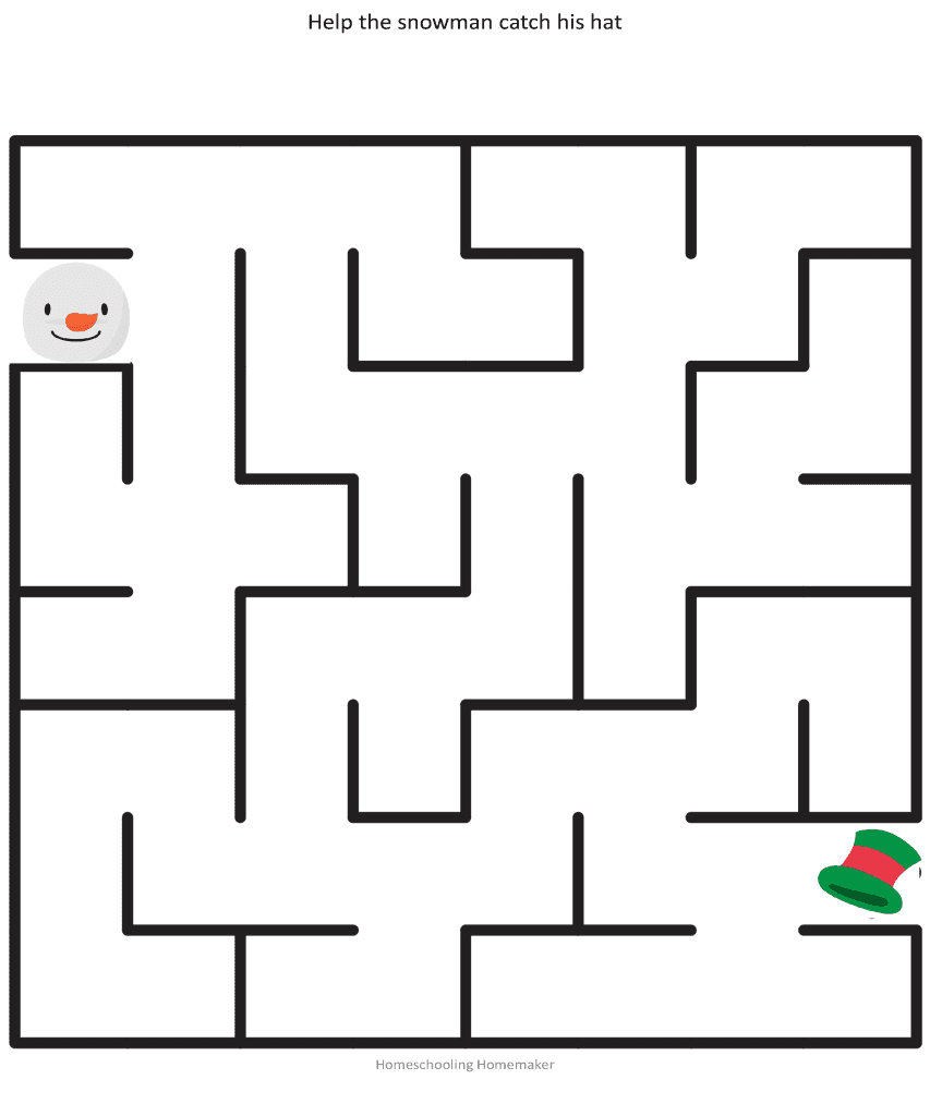 Free Christmas Worksheets For Preschool And Kindergarten