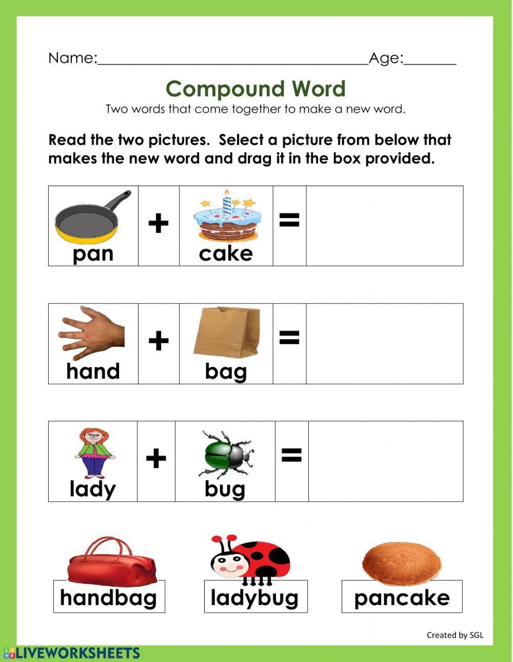 Free Compound Words Worksheet Preschool Download Free Compound Free Compound Words Worksheet Preschool Download Free Compound