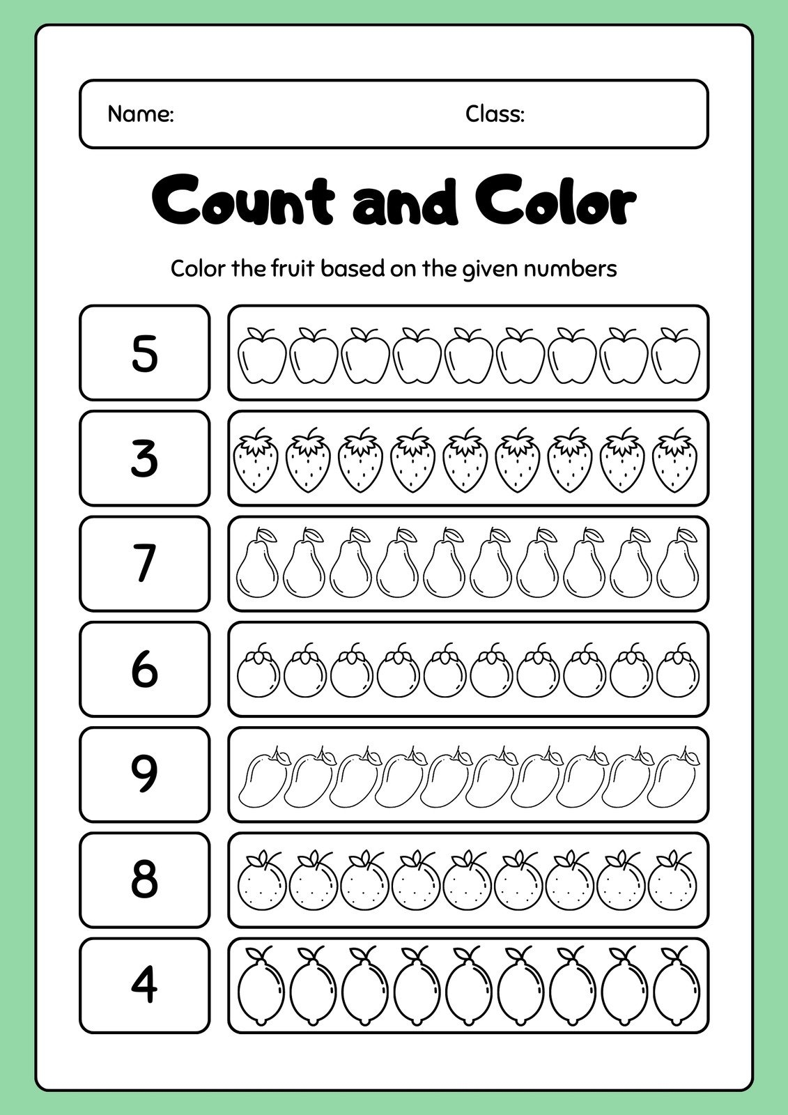 Free Printable Resources Preschool Teachers