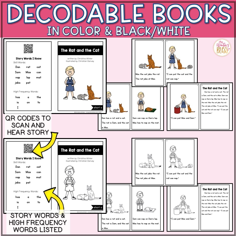 Free Printable Decodable Books For Preschool Free Printable Decodable Books For Preschool