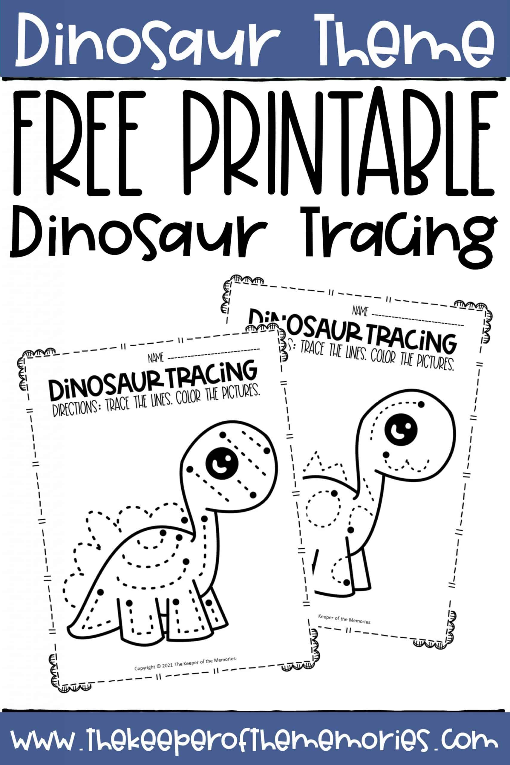 Dinosaur Printables Preschool