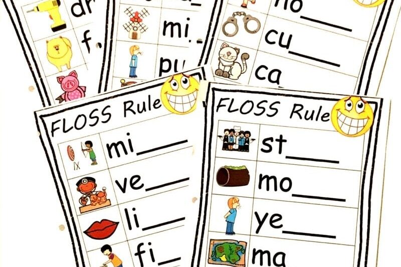 Floss Rule Worksheet Free Printable