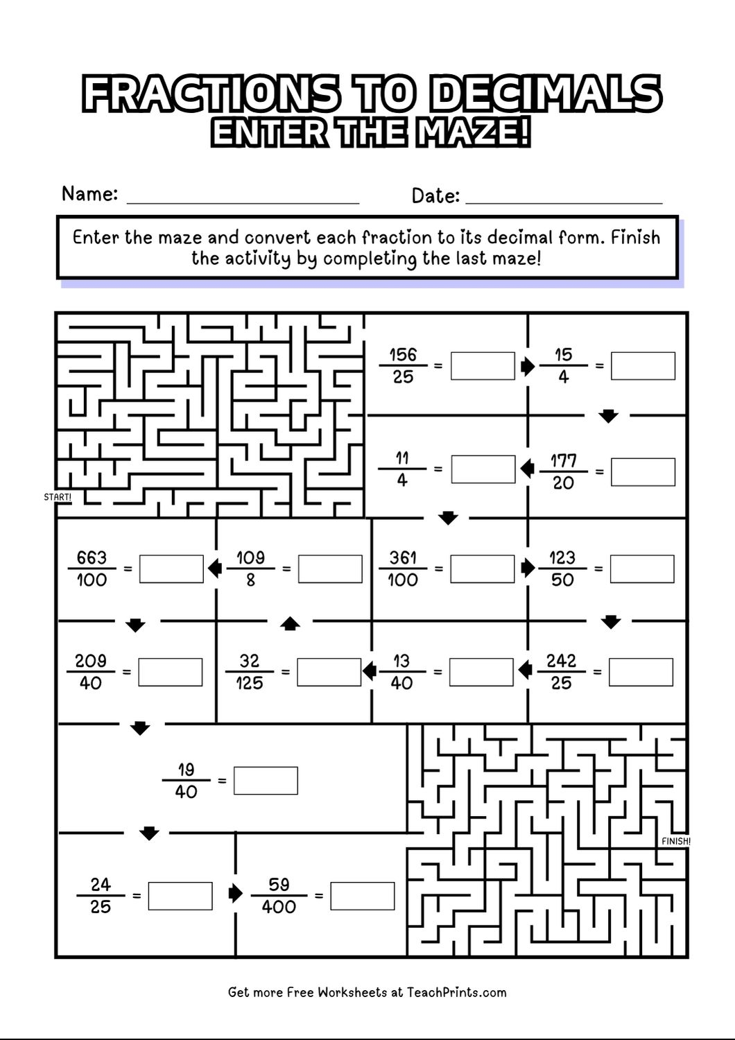 Free Fractions As Decimals Worksheets Teach Prints Free Fractions As Decimals Worksheets Teach Prints