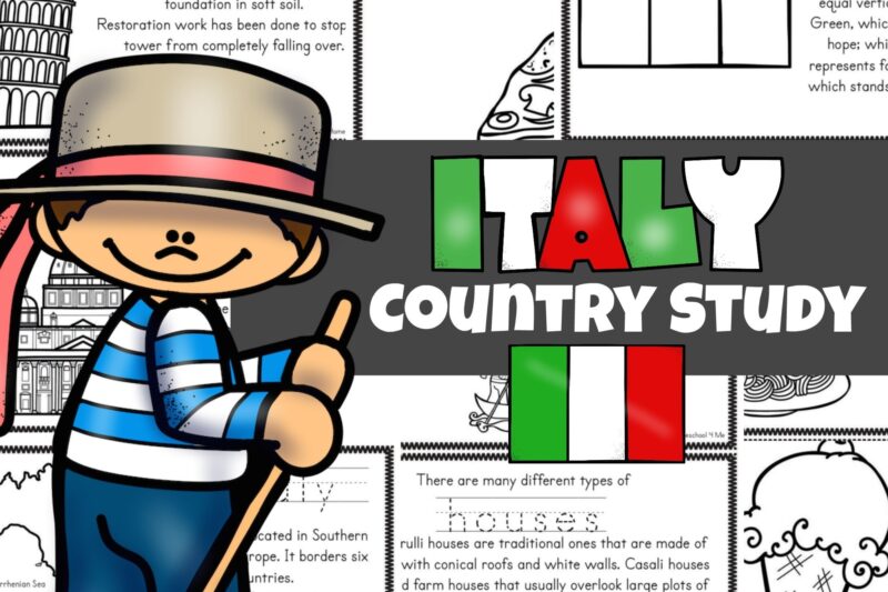 Free Printable Reading Worksheets On Italy