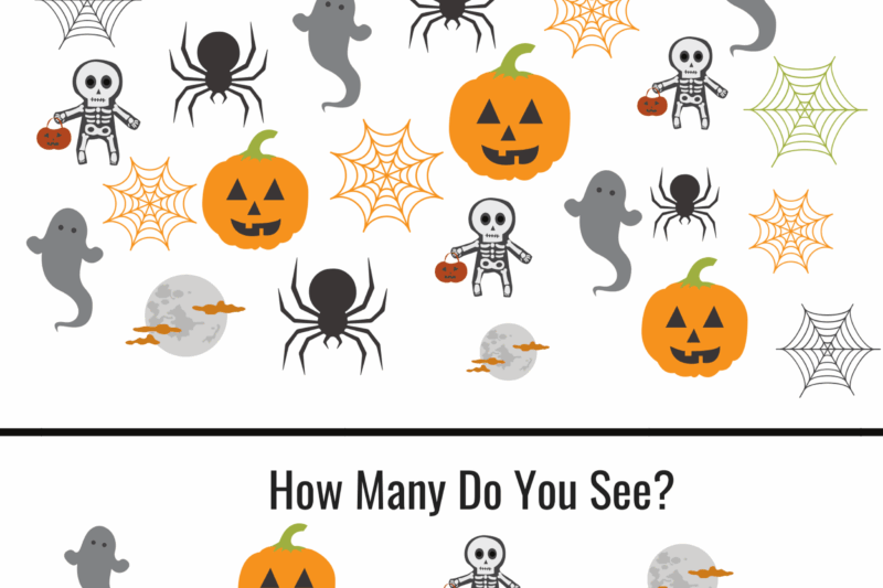 Free Halloween Worksheet For Kindergarten