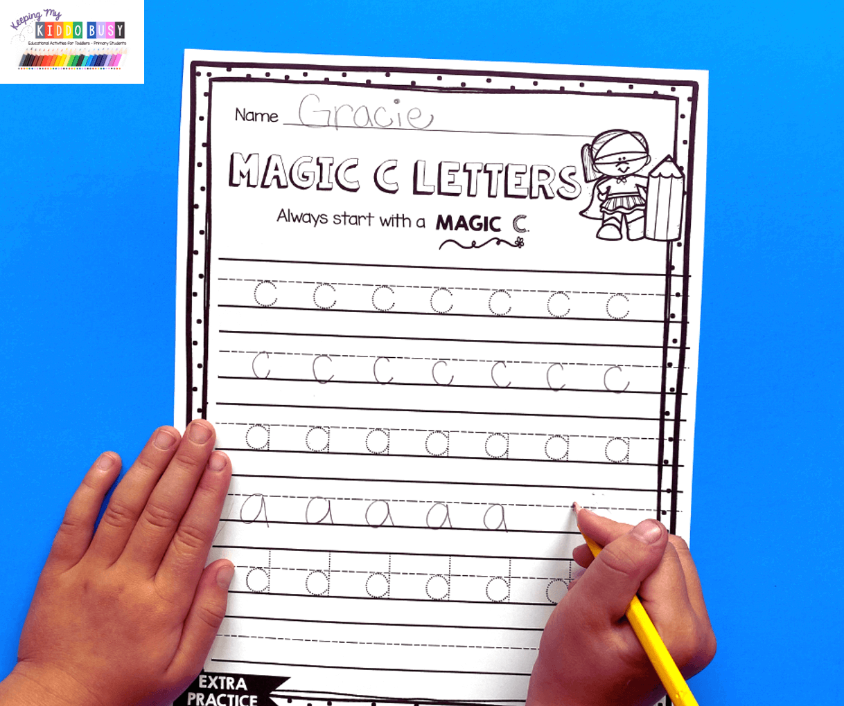 FREE Handwriting Practice Keeping My Kiddo Busy