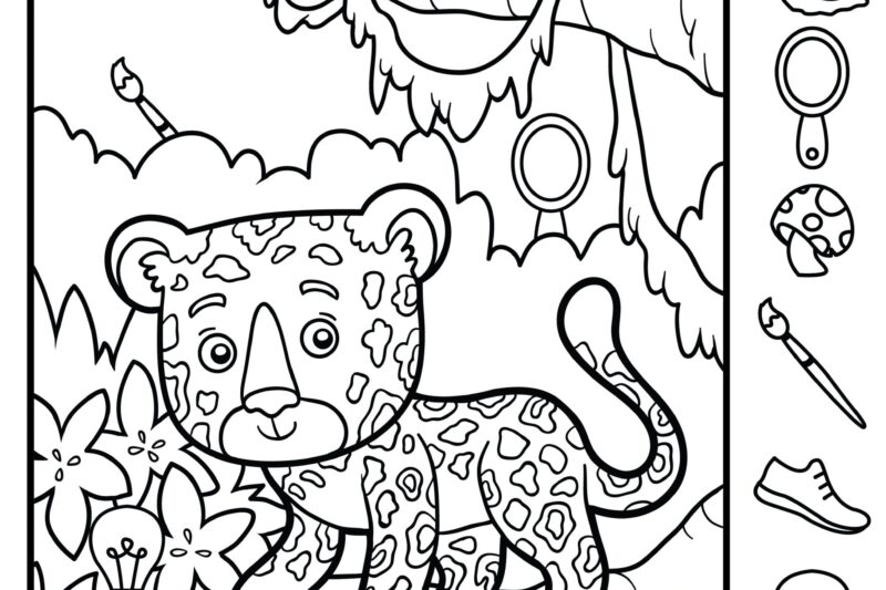 Free Hidden Objects Worksheets Printable