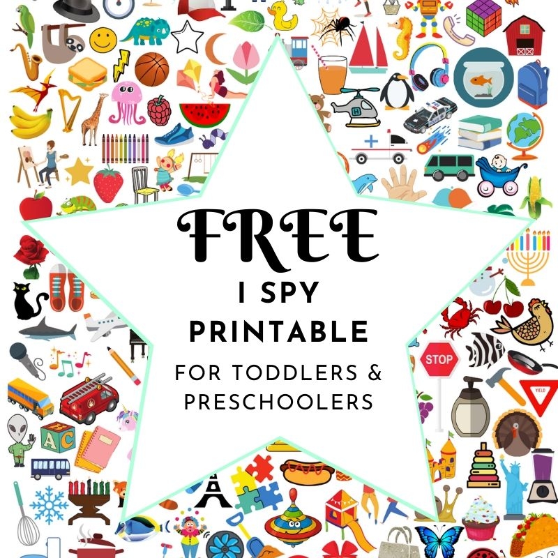 I Spy Printable For Preschooler