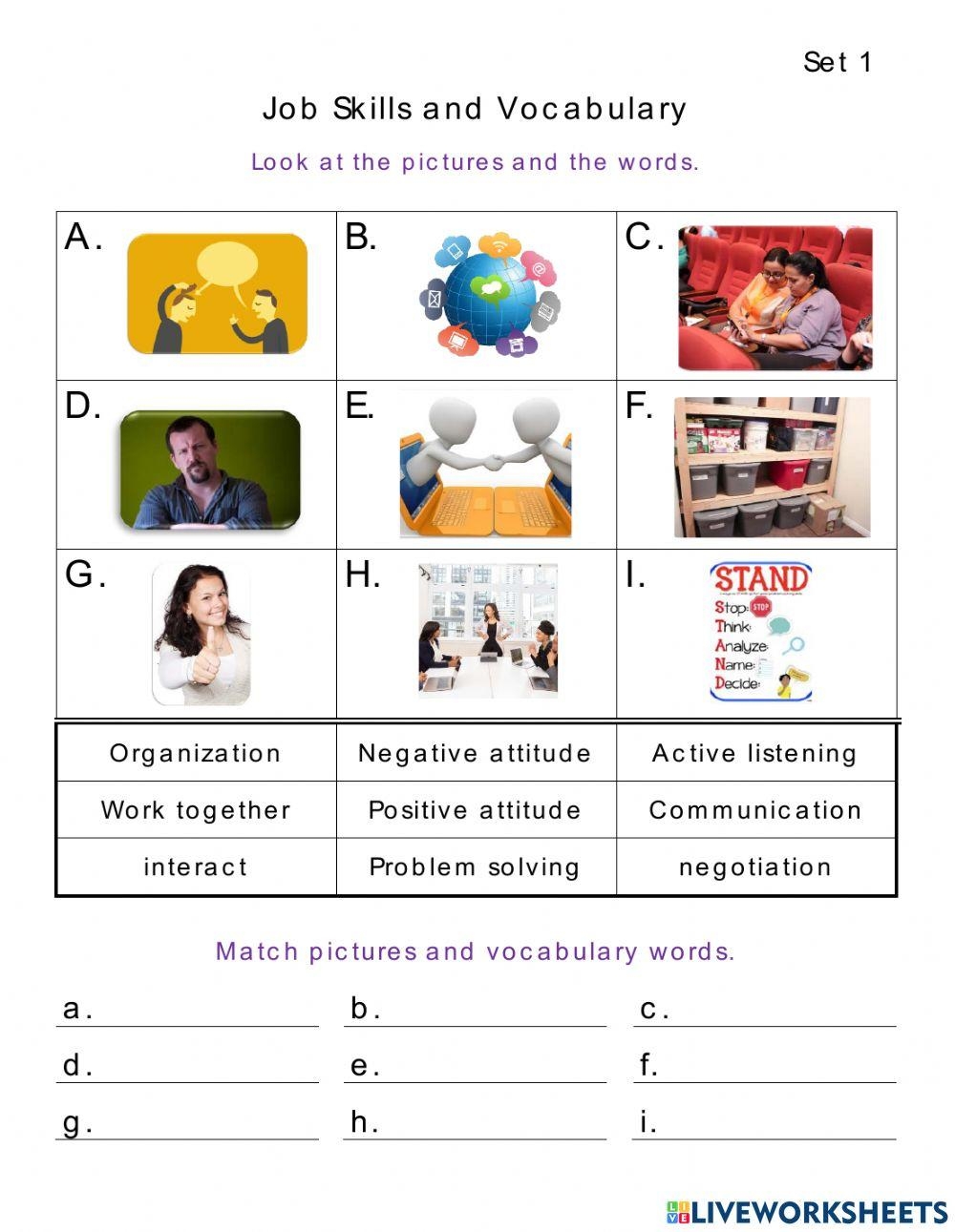 Free Job Skills Worksheet Download Free Job Skills Worksheet Png