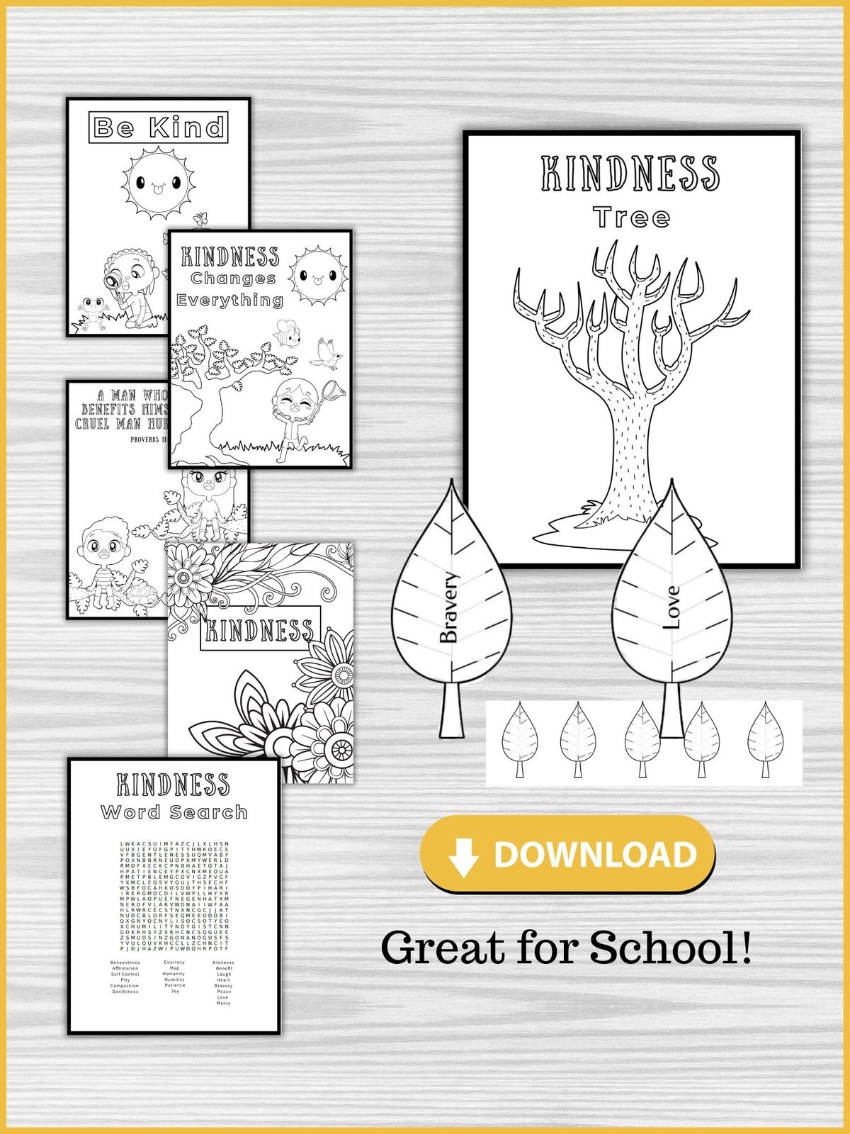 Free Kindness Worksheets Healing Home Free Kindness Worksheets Healing Home