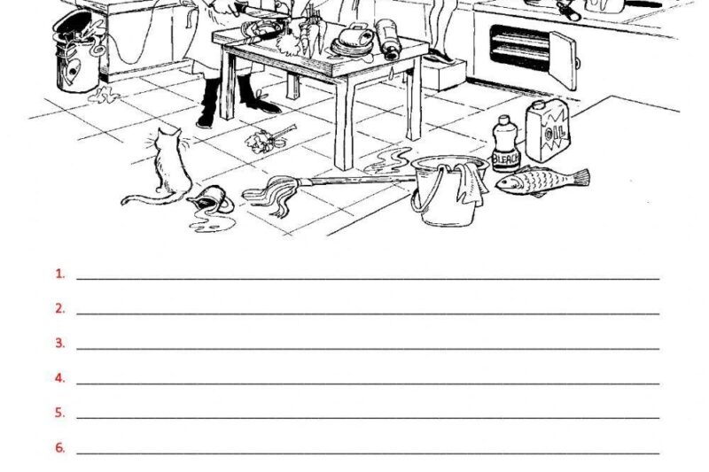 Free Printable Kitchen Safety Worksheets Pdf