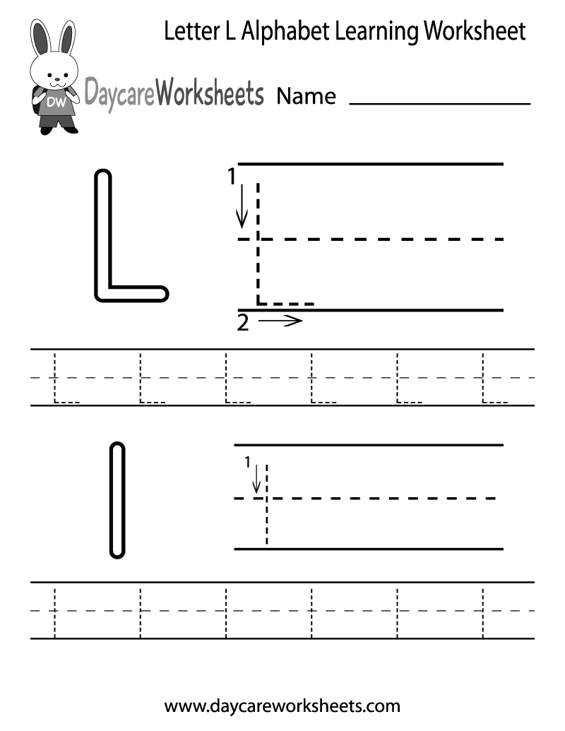 Free Letter L Printable Worksheets