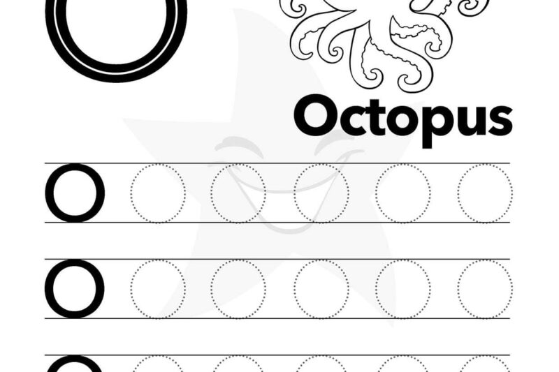 Free Printable Letter O Tracing Worksheets