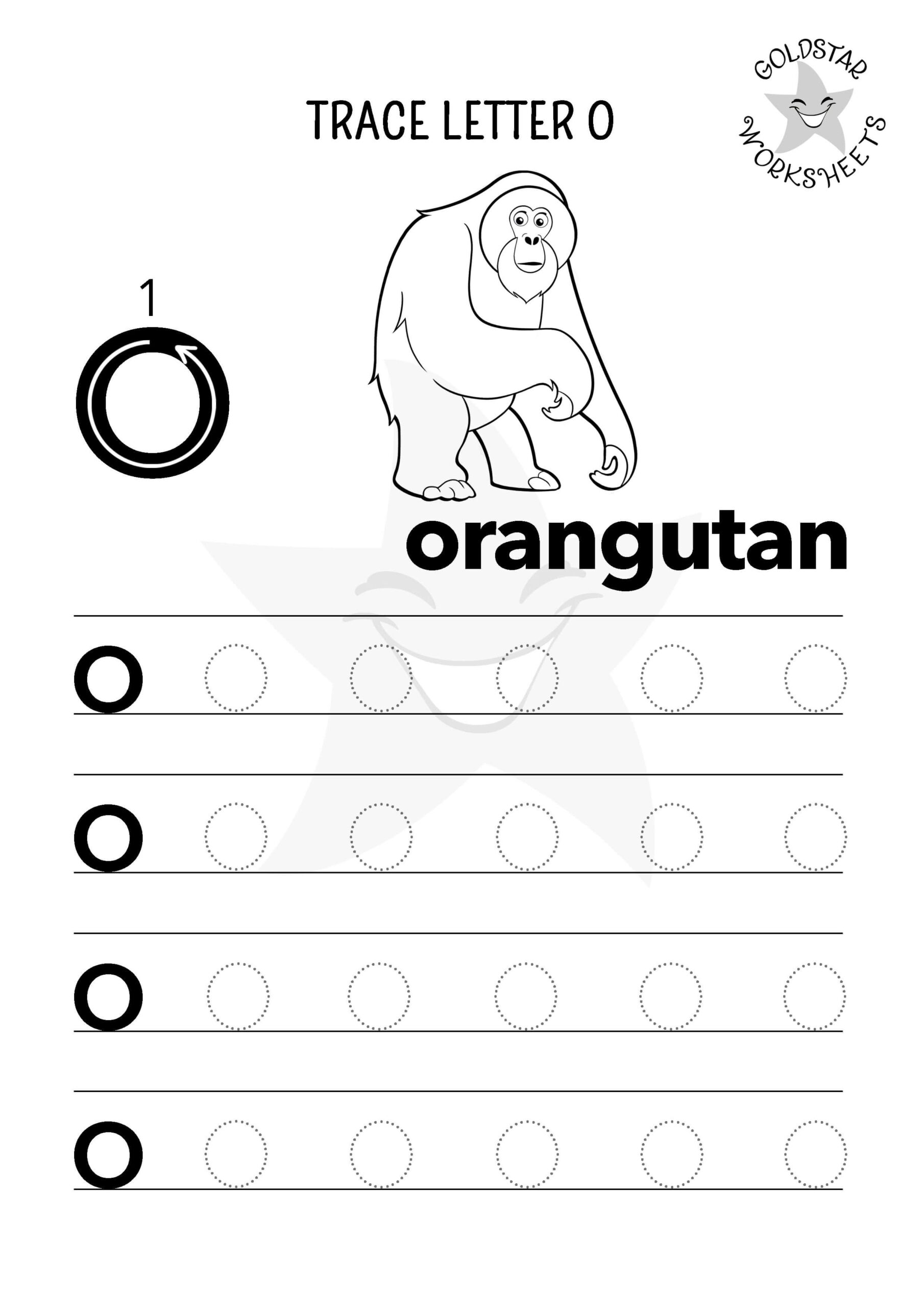 Free Letter O Tracing Worksheets Octopus Owl U0026 Orangutan Fun Free Letter O Tracing Worksheets Octopus Owl U0026 Orangutan Fun