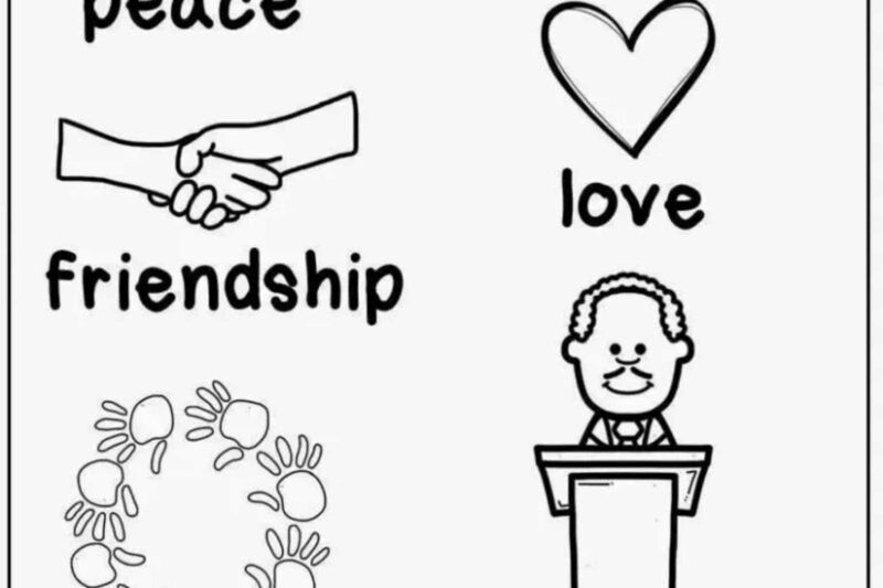Martin Luther King Printables For Preschool