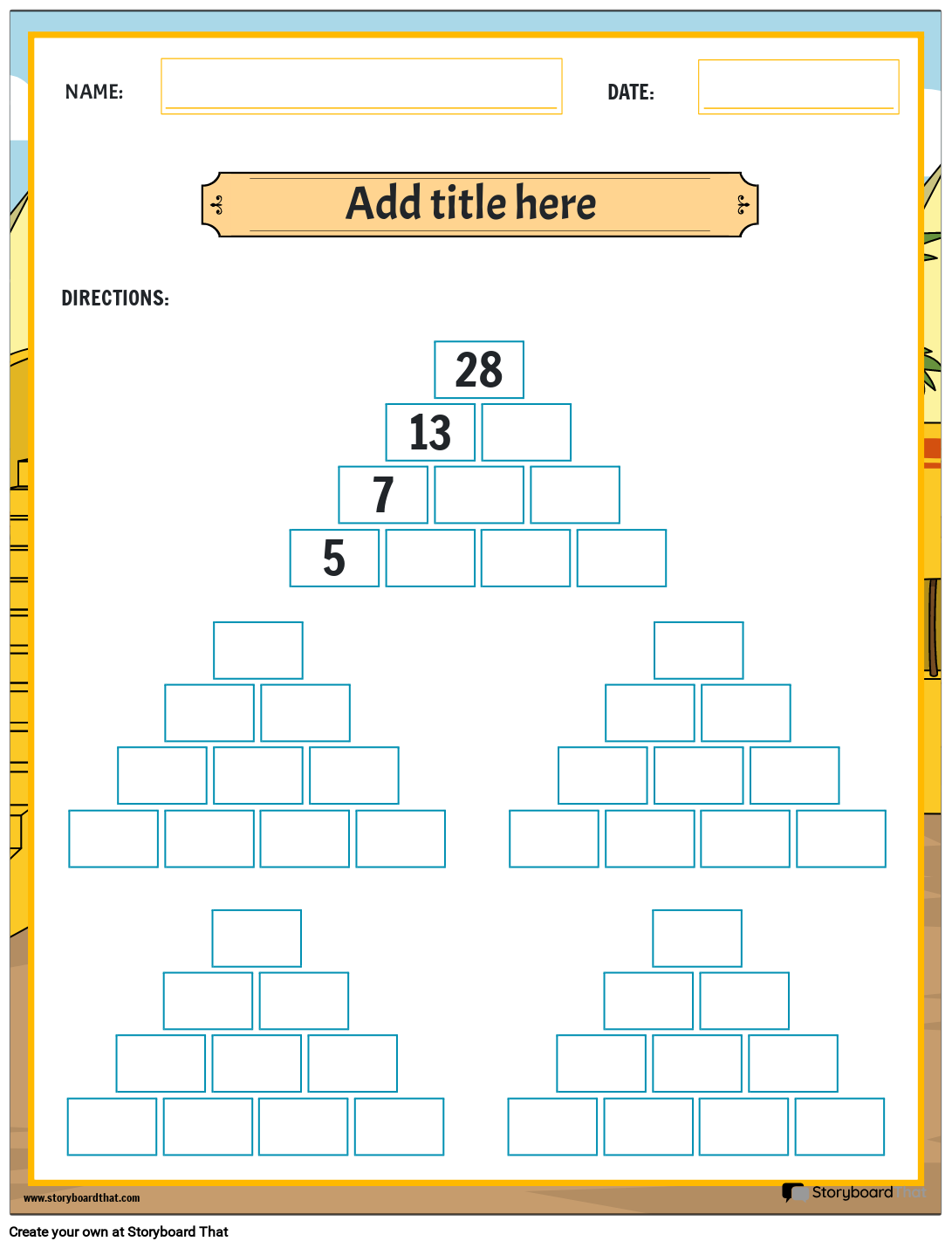 Free Math Games Worksheets Printable Ideas