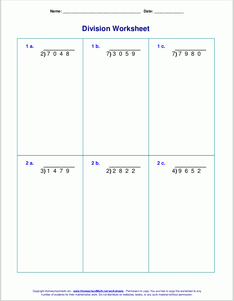 7th Grade Free Printable Math Worksheets