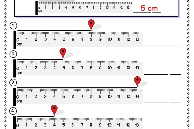 Free Printable Tape Measure Worksheets