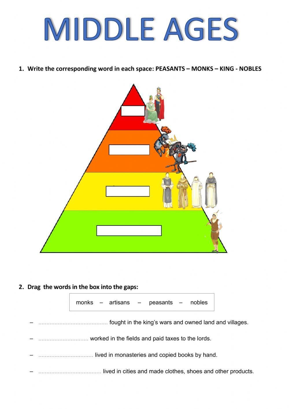 Free Middle Ages Worksheet Download Free Middle Ages Worksheet Png Images Free Worksheets On Clipart Library