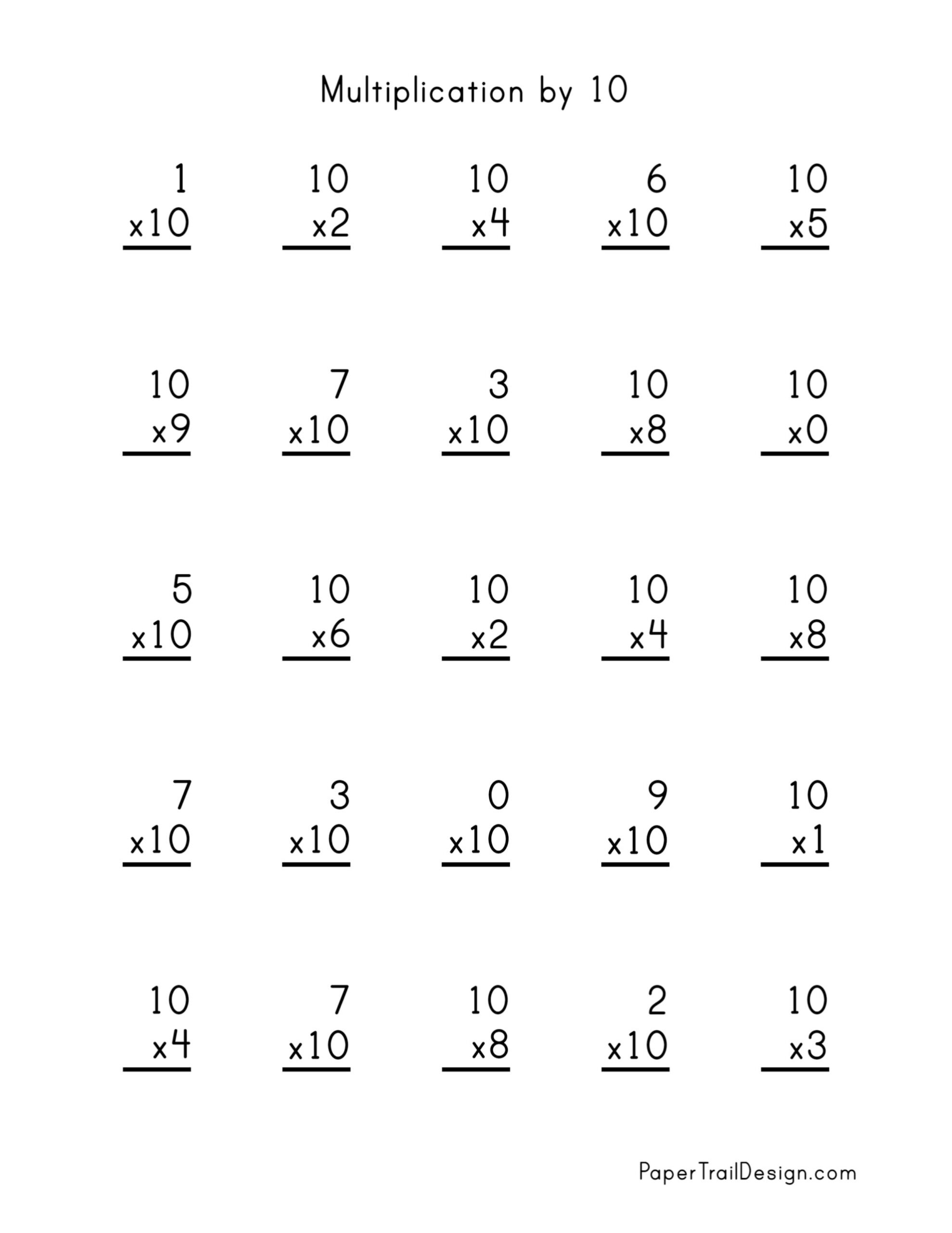 Free Multiplication Worksheets 1 12 Paper Trail Design Free Multiplication Worksheets 1 12 Paper Trail Design