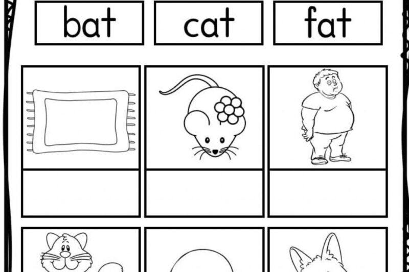 English Printables For Preschool