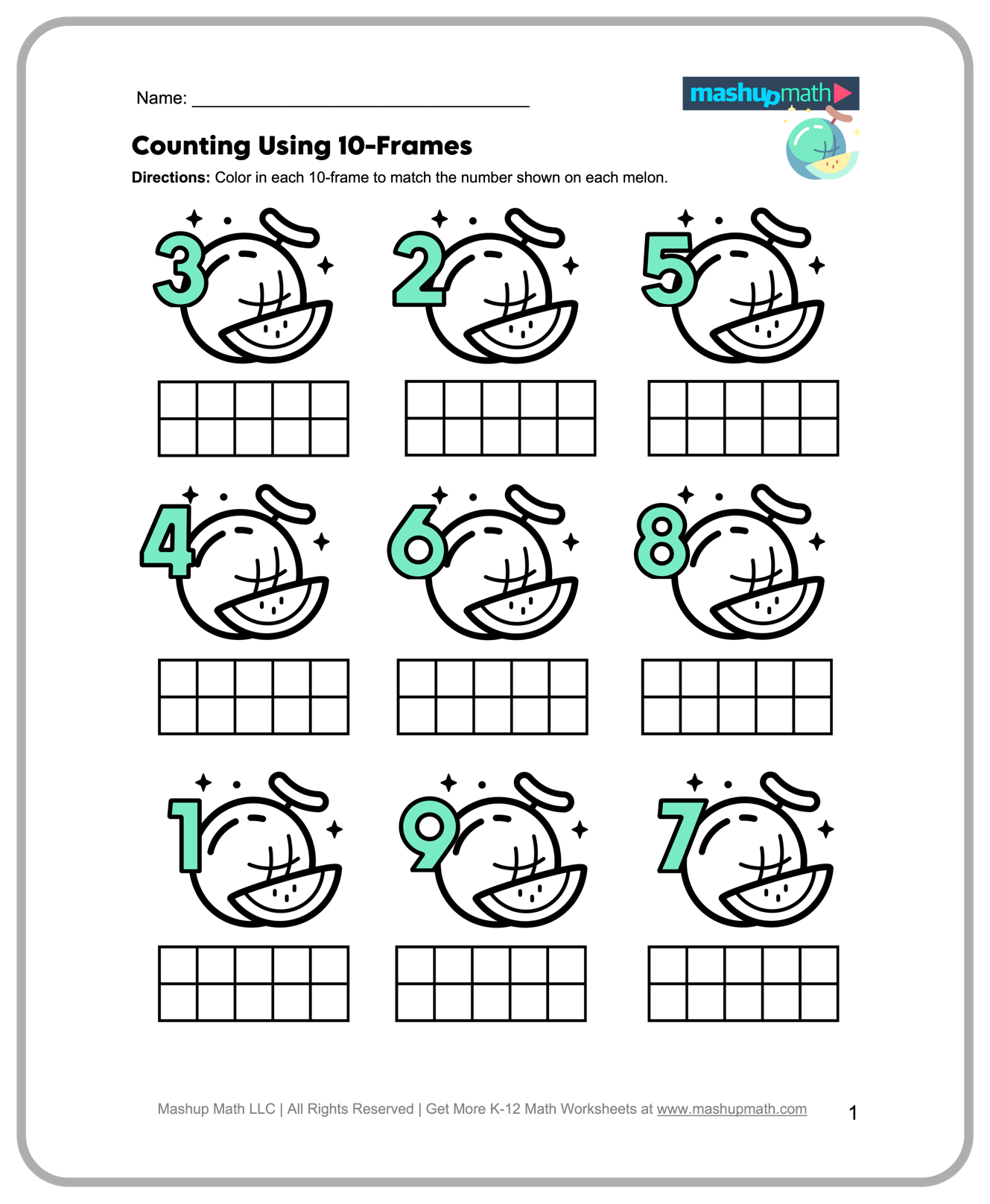 Free Preschool Math Worksheets Printable Mashup Math Free Preschool Math Worksheets Printable Mashup Math