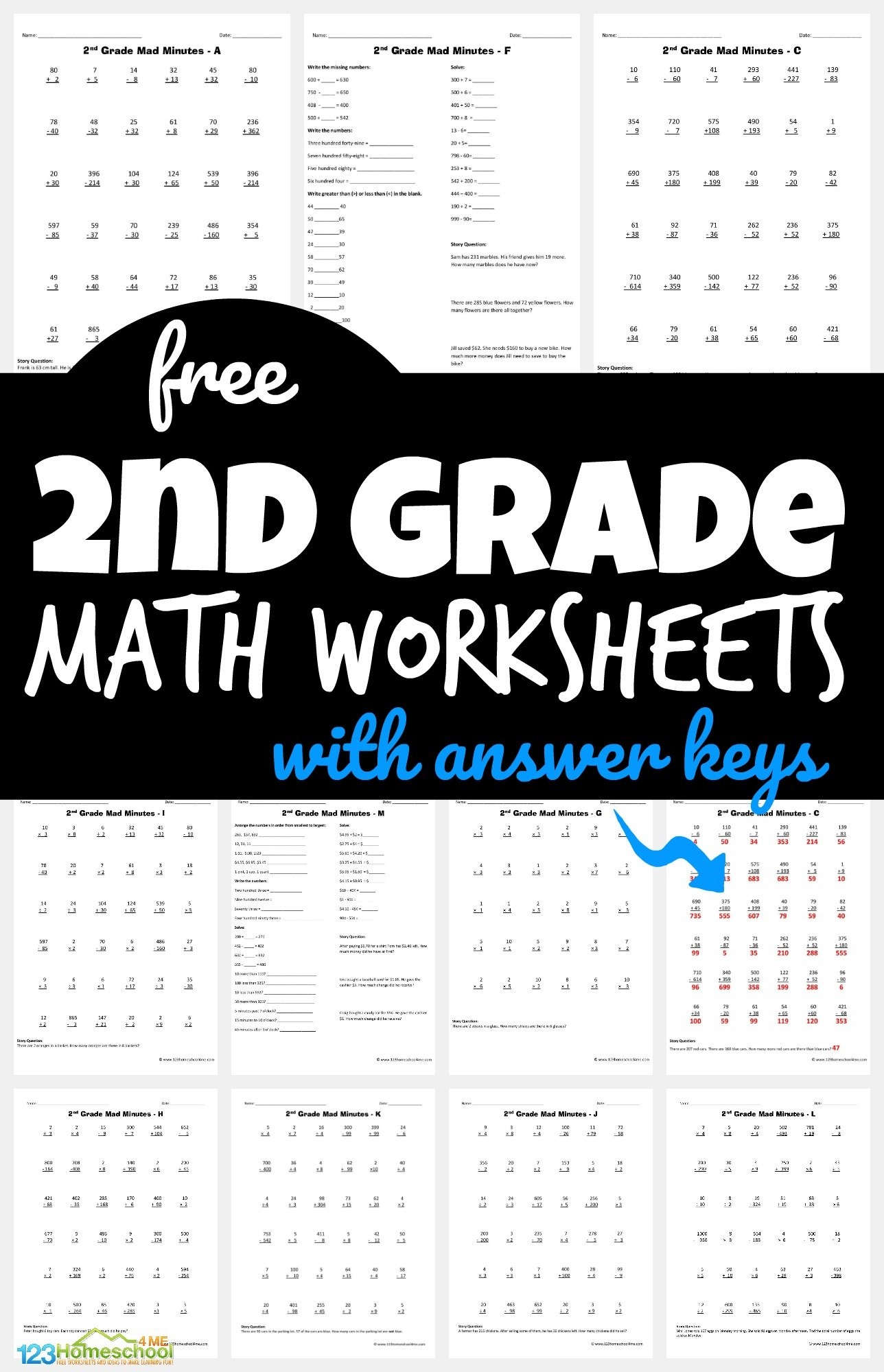 Free Printable Minute Math Multiplication Worksheets