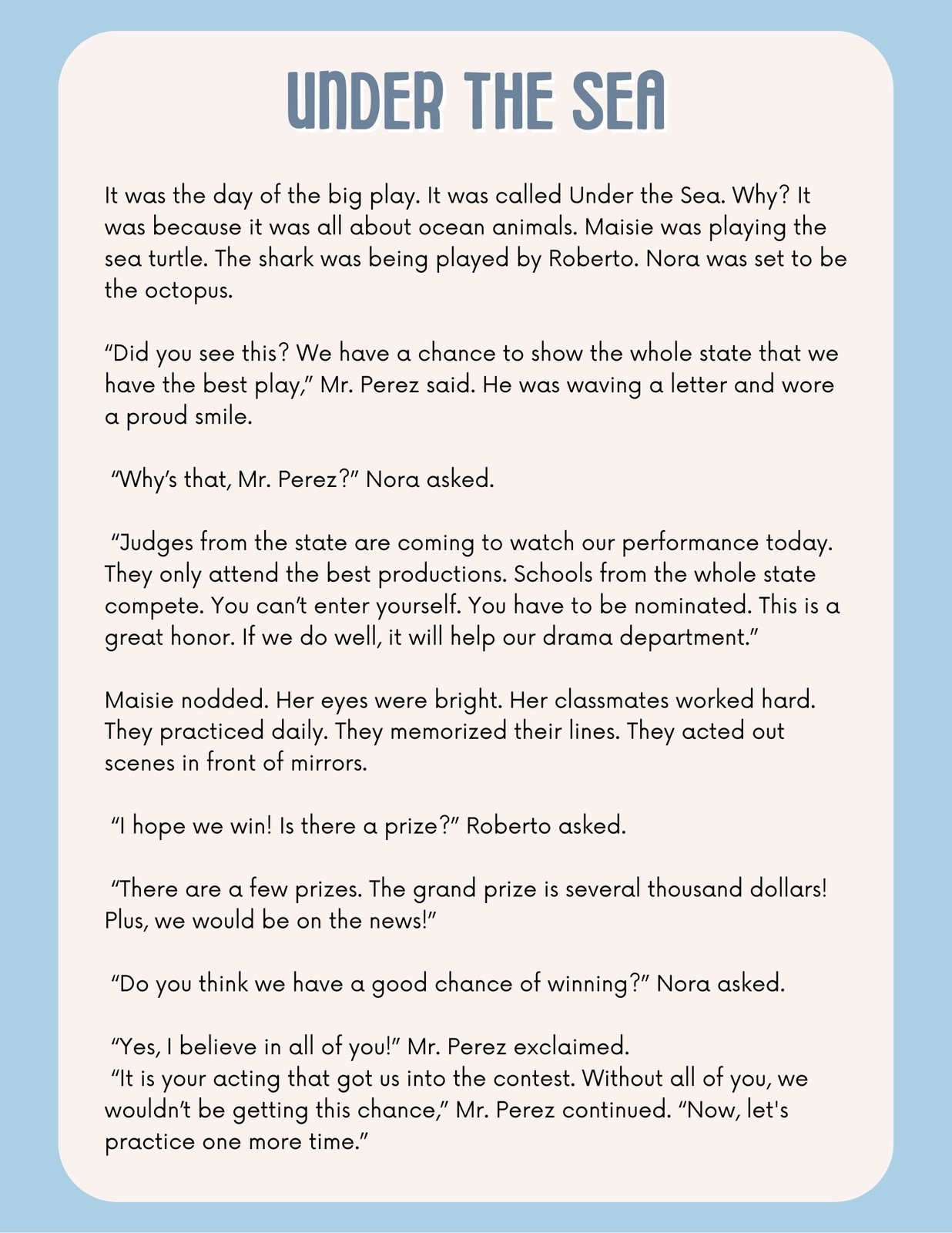 Free Printable 3rd Grade Reading Worksheet Templates Canva Free Printable 3rd Grade Reading Worksheet Templates Canva