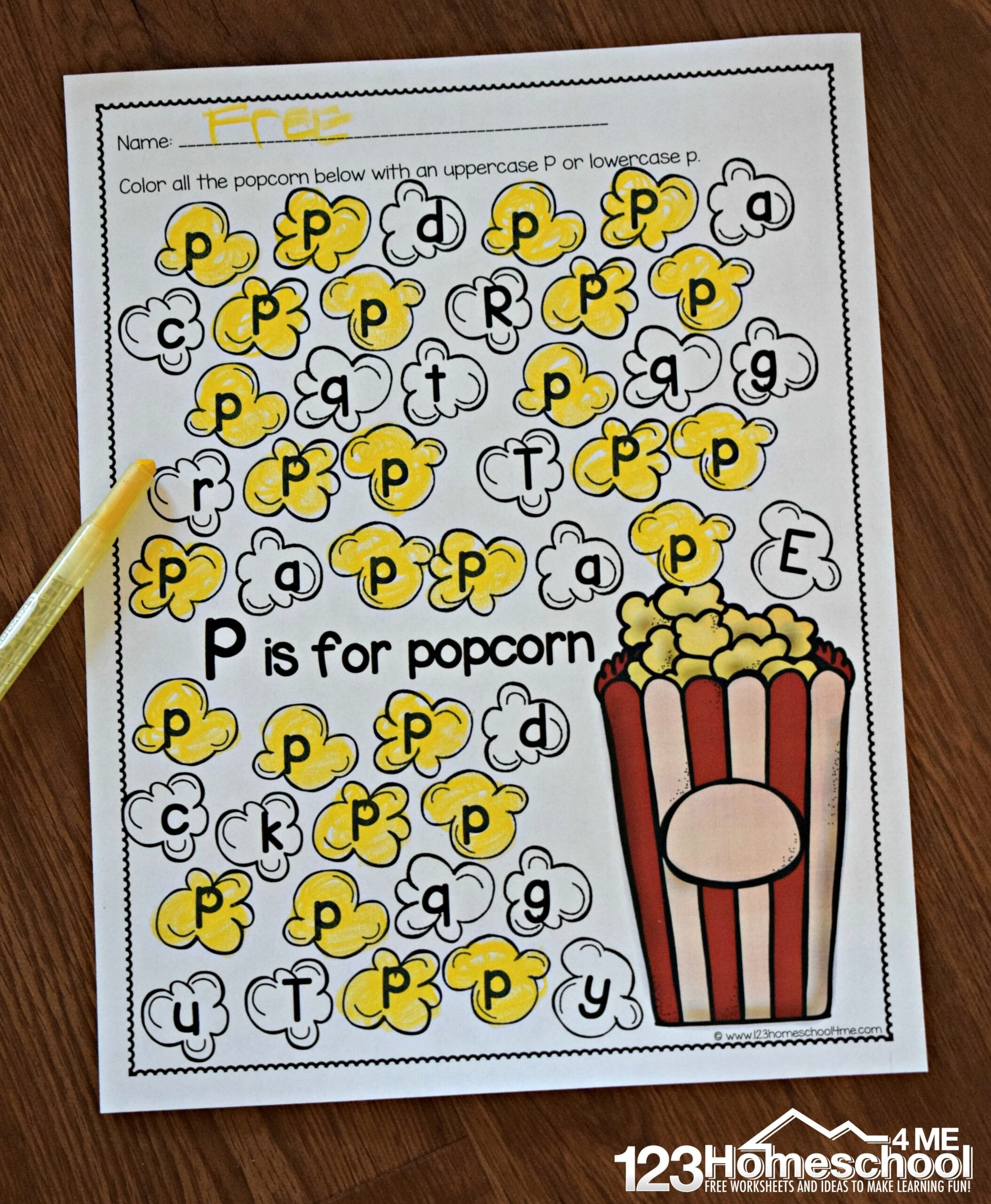 FREE Printable A Z Letter Find Alphabet Letter Recognition Worksheets