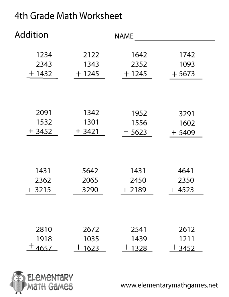 Addition Worksheets Free Printables