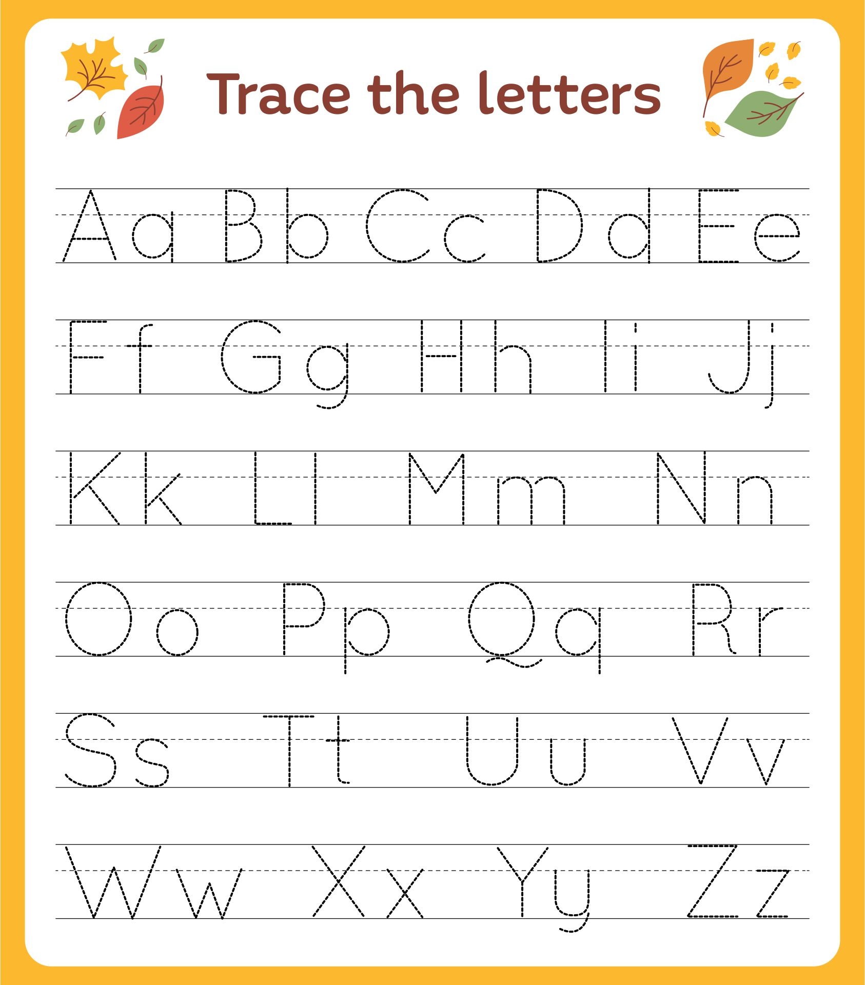 Free Kindergarten Worksheets Alphabet
