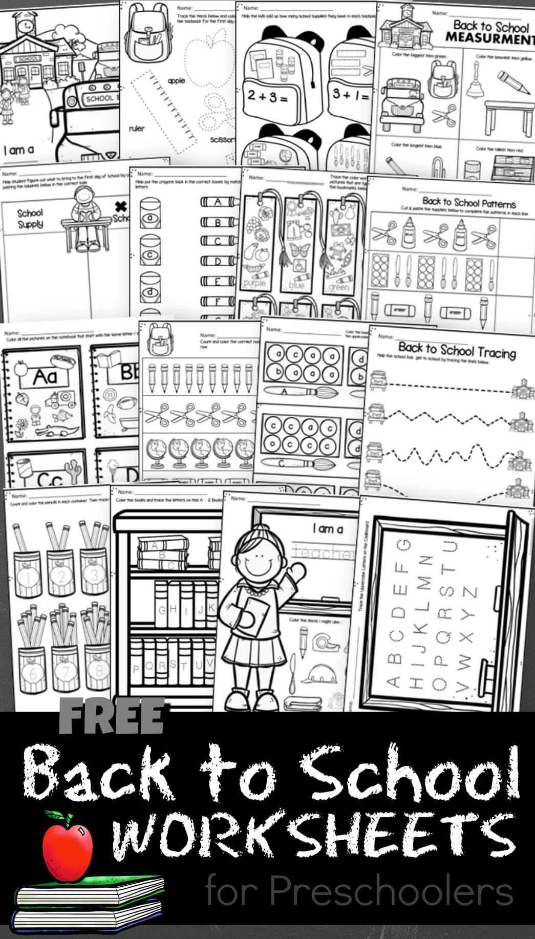 Free Homeschool Worksheets For Kindergarten