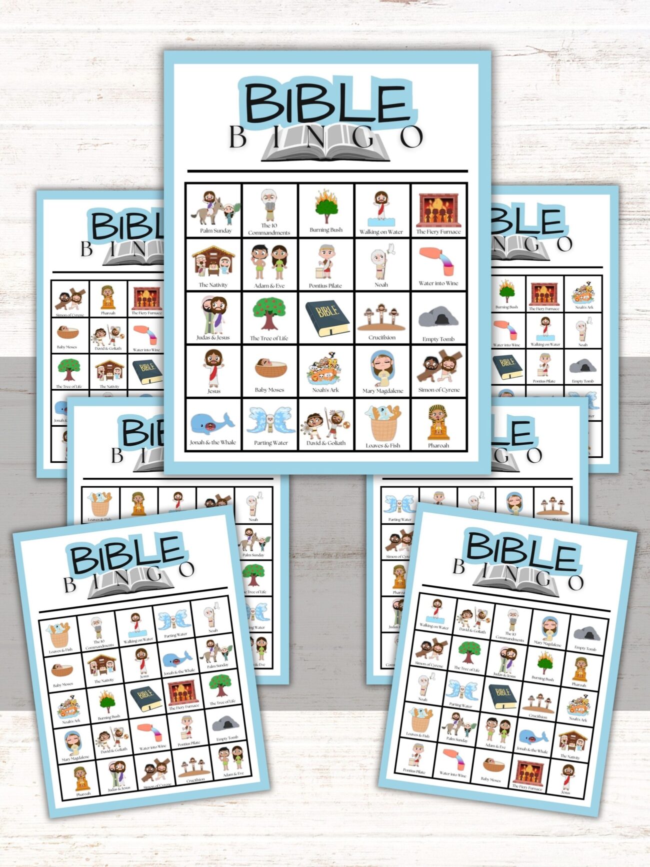 Free Printable Bible Bingo Healing Home