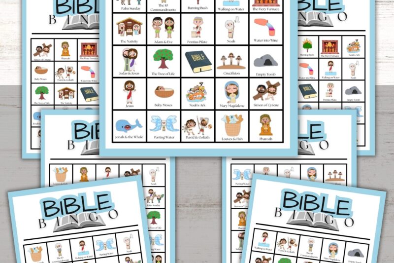Free Printable Bible Bingo For Preschoolers