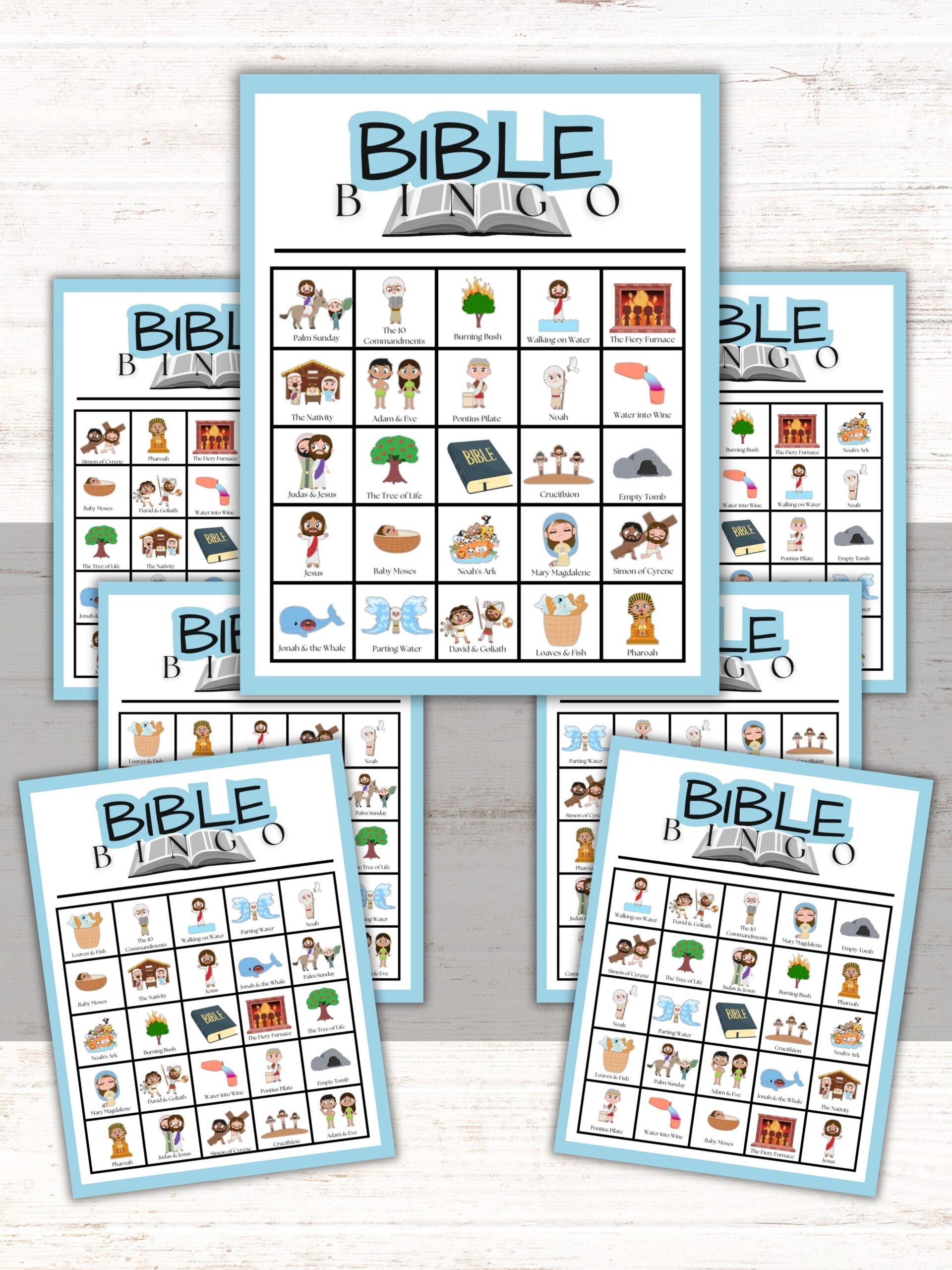 Free Printable Bible Bingo Healing Home