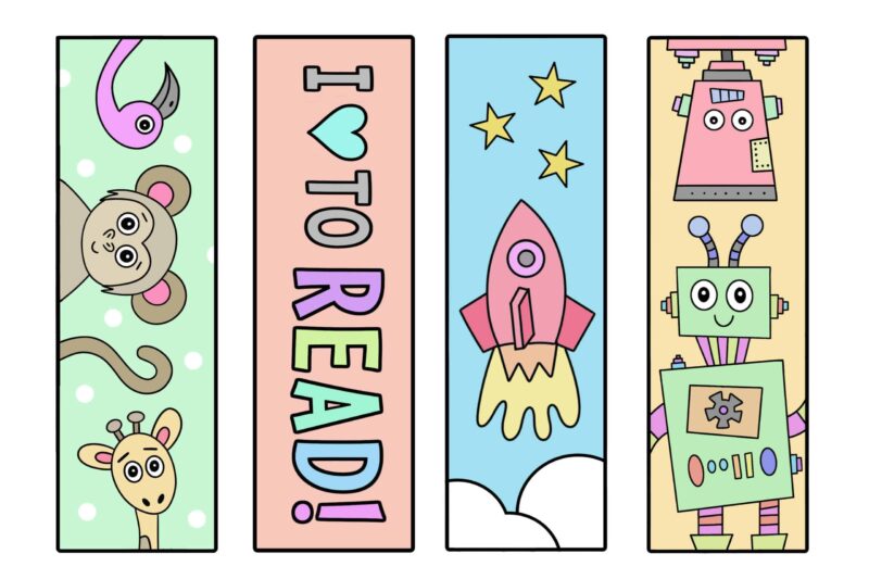 Printable Bookmarks For Preschoolers