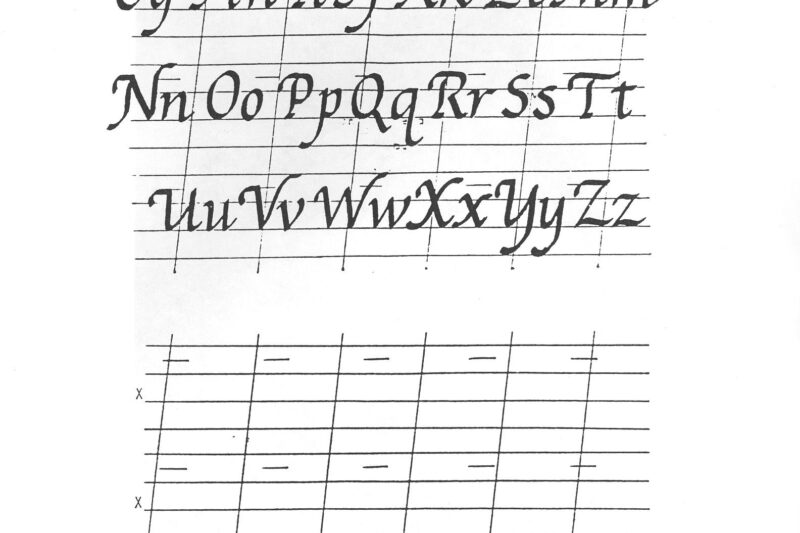 Free Printable Calligraphy Worksheets