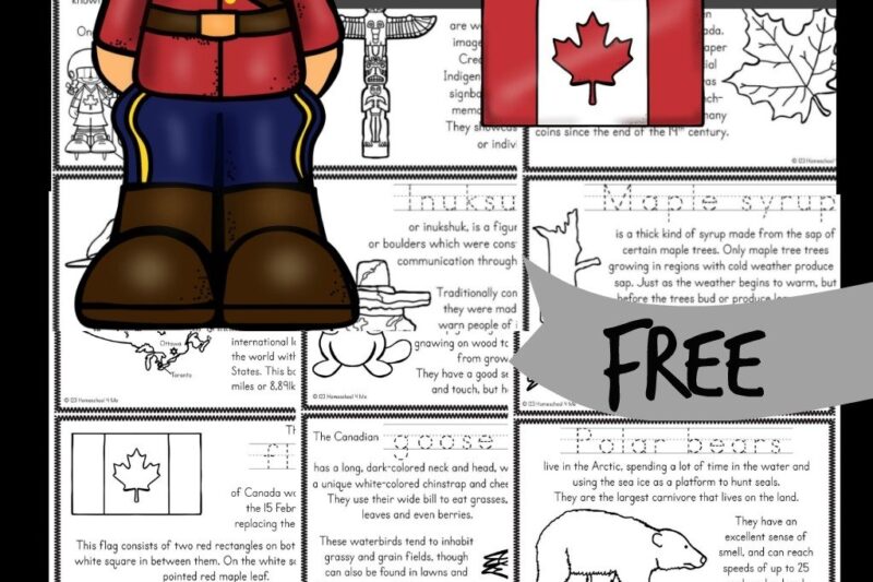 Free Printable Canada Worksheets Pdf