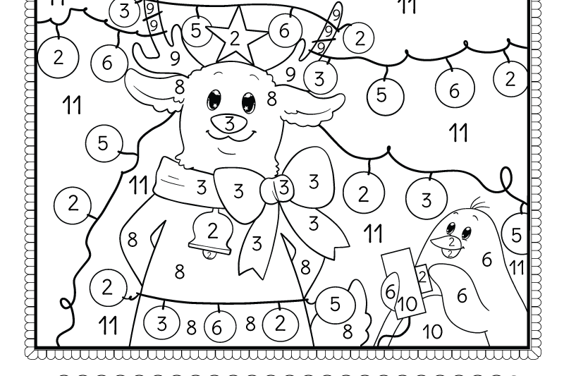 Free Printable Coloring Christmas Worksheets