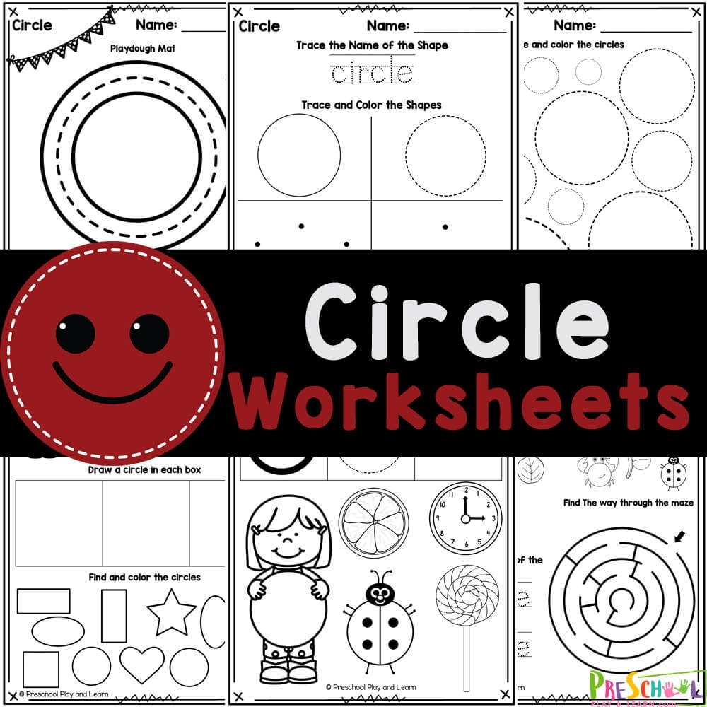 Free Printable Circle Worksheets For Kindergarten Free Printable Circle Worksheets For Kindergarten